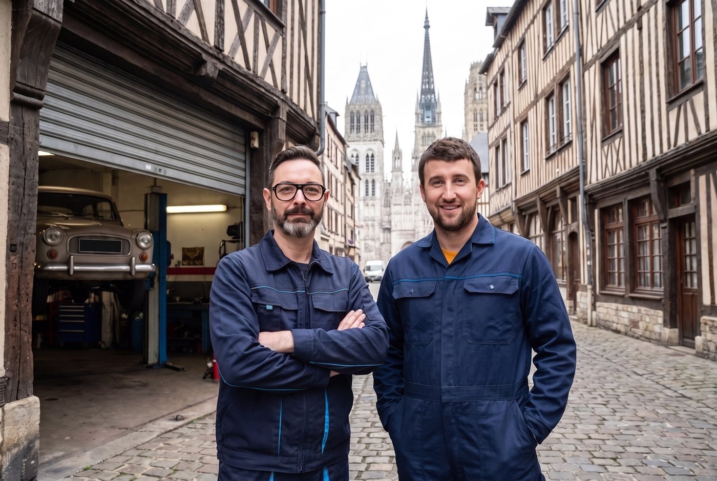 L'équipe de Rouen Garage